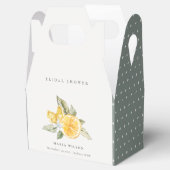 レモミニマルンブロージボホリーフブライダルシャワー フェイバーボックス (オープン)