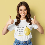 レモモダンンおもしろいイエロー引用文 Tシャツ<br><div class="desc">レモモダンンおもしろいイエロー引用文</div>
