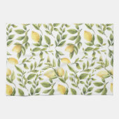 レモモダンンつる植物 キッチンタオル (横)
