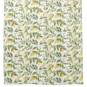 レモモダンンつる植物 シャワーカーテン (正面)