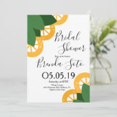 レモモダンンと葉レモ結婚ンのブライダルシャワー 招待状 (スタンド正面)