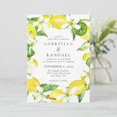 レモモダンンウォーター結婚式招待状 招待状 (スタンド正面)