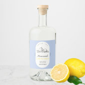 レモモダンンエレガントリモンチェロ結婚のボトル リキュールボトルラベル