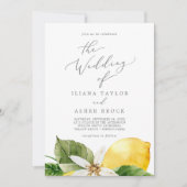 レモモダンンガーデン結婚ザーズ 招待状 (正面)