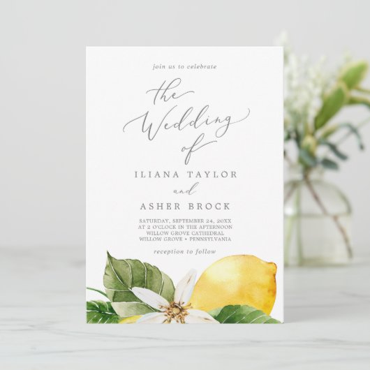 レモモダンンガーデン結婚ザーズ 招待状 (スタンド正面)