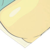 レモモダンンシトラスサマーイエローパーソナライズされたT ロングテーブルランナー (コーナー)