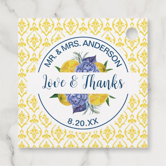 レモモダンンシトラスサマー結婚ズ フェイバータグ (裏面)