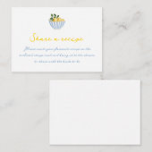レモモダンンスブライダルシャワーレシピ要求 エンクロージャーカード (正面/裏面)