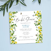 レモモダンンス&蝶ブライダルシャワー 招待状