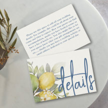 レモモダンンズイエロー&ブルー結婚ズ詳細