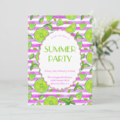 レモモダンンズサマーパーティの招待状 招待状 (スタンド正面)