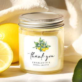 レモモダンンブライダルシャワー スクエアシール