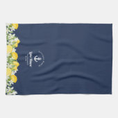 レモモダンンレイクハウスファミリー名 キッチンタオル (横)