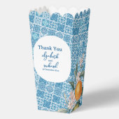 レモモダンン地中海のブルータイル結婚ズファゴ フェイバーボックス (裏面)