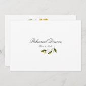 レモモダンン地中海のリハーサルのディナーカード サンキューカード (正面/裏面)