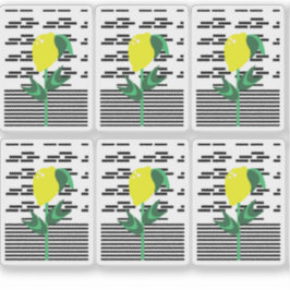 レモモダンン植物のステッカーセット シール