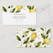 レモモダンン結婚の詳細 エンクロージャーカード (正面/裏面)