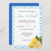 レモモダンン結婚式招待状 | シッミニマルトルD 招待状 (正面/裏面)