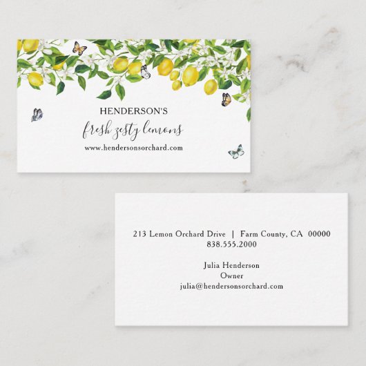 レモモダンン 名刺 (正面/裏面)