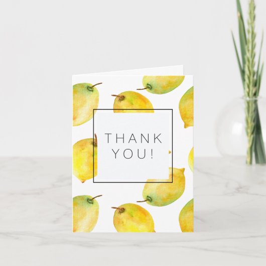 レモンありがとう サンキューカード (正面)