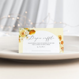 レモンおむつラッフルチケットエンクロージャカード エンクロージャーカード