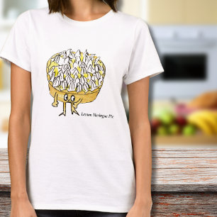 レモンおもしろいメレンゲパイカ予測できなワイトデザートユーモア Tシャツ