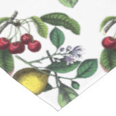 レモンおよびさくらんぼの植物のテーブルクロス テーブルクロス (アングル)