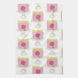 レモンお誕生日ケーキティー/キッチンタオル キッチンタオル