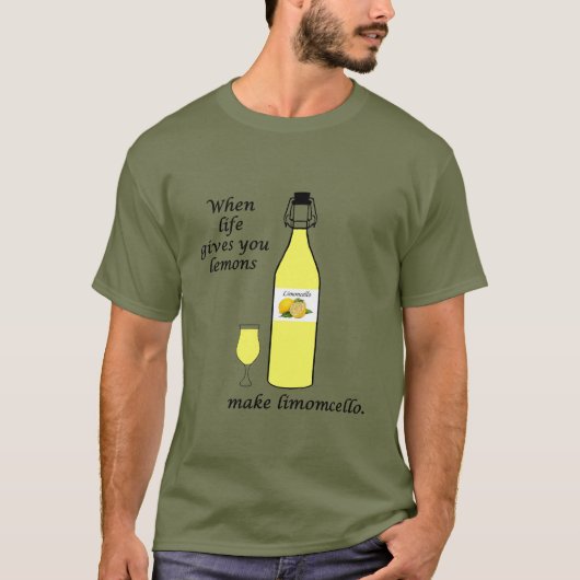 レモンからリモンチェッロへ Tシャツ (正面)