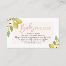 レモンがブックカードを持ってくる エンクロージャーカード