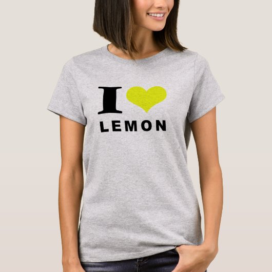 レモンが好き Tシャツ (正面)