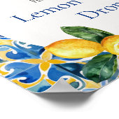 レモンが25誕生日何滴 ポスター (角)