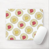 レモンさくらんぼダニッシュブレックファーストスウィートペストリー マウスパッド (マウス)