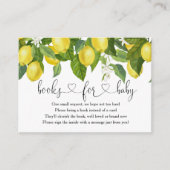 レモンちゃんがやってくる 赤ちゃんのための絵本 エンクロージャーカード (正面)