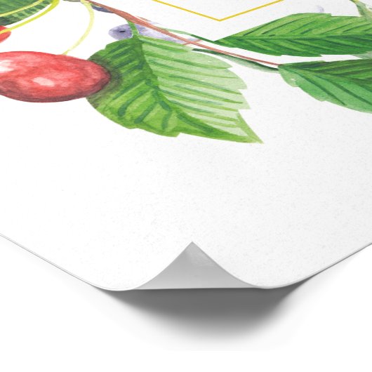 レモンとさくらんぼの卒業式パーティーへようこそ ポスター (角)