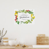 レモンとさくらんぼの卒業式パーティーへようこそ ポスター (キッチン)