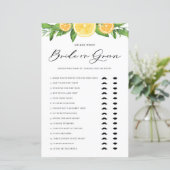 レモンとオレンジを彼は彼女が花嫁か新郎を言ったと (スタンド正面)