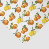 レモンとオレンジ(デザイン31黄/オレンジ系) 薄葉紙 (詳細)