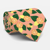 レモンとオレンジ ネクタイ (ロール)