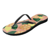 レモンとオレンジ ビーチサンダル (アングル)