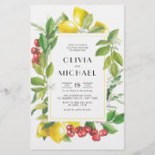 レモンとクランベリーの植物性カップルのシャワー (正面)