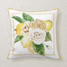 レモンとバラ枕