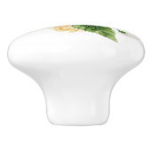 レモンとバラ花束 セラミックノブ (側面)