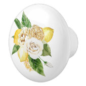 レモンとバラ花束 セラミックノブ (右)