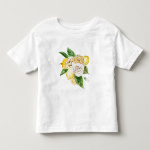 レモンとバラ花束 トドラーTシャツ