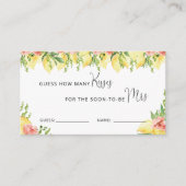 レモンとフローラいくつキスゲーム エンクロージャーカード (正面)