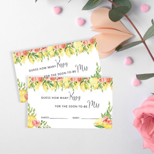 レモンとフローラいくつキスゲーム エンクロージャーカード