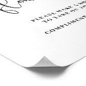 レモンとフローラミモザバーブライダルシャワーポスター ポスター (角)