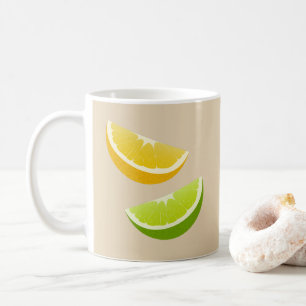 レモンとライムのシトラスコーヒーマグのギフト コーヒーマグカップ