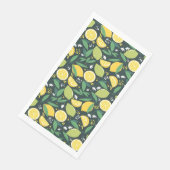 レモンとライムのフルーツの柄を緑と黄色に (コーナー)